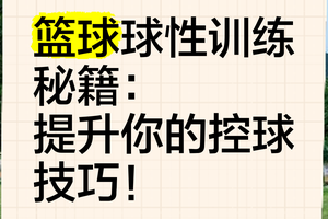 篮球基础球性训练方法